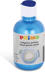 Primo - Kant-en-Klare Pearlescent Plakkaatverf, Fles 300 ml met Dop met Debietregeling Ultramarijn 500