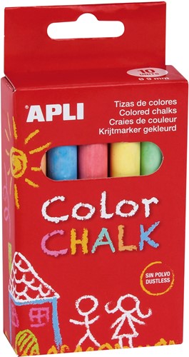 APLI - Krijt Assortie 10 stuks