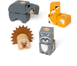 Melissa & Doug - Blockables Woodland Friends Playset Set (16pc)