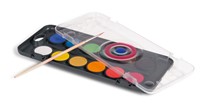 Primo - Aquarelverf Tablet/Penseel Ø30 mm (12 Kleuren)-2