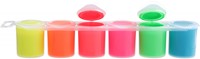 Primo - Plakkaatverf in Potje, 6 Fluor Kleuren,-3