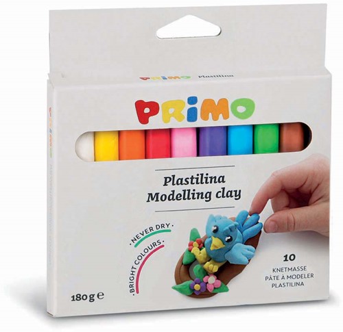 Primo - Kneedklei 10 Kleuren (10x18gr)