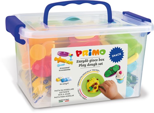 Primo - Boetseerklei Speelset Snackbar (100gr) in Koffer