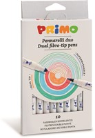 Primo - Viltstift Duo Ø2 mm en Ø4,6 mm in Doos