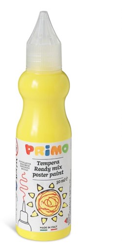 Primo - Plakkaatverf in Spuitflesje, Geel, 50 ml