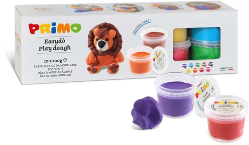 Primo - Boetseerklei 10 Kleuren in Potjes (100gr)