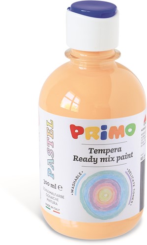 Primo - Plakkaatverf Pastel in Fles, Abrikoos 334, 300 ml