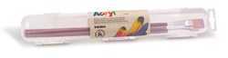 Primo - 5 Kwasten Synthetisch (2 Rond, 3 Plat)