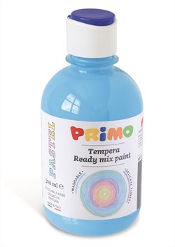 Primo - Kant-en-Klare Pastel Plakkaatverf, Fles 300 ml met Dop met Debietregeling Pastel Lichtblauw 550