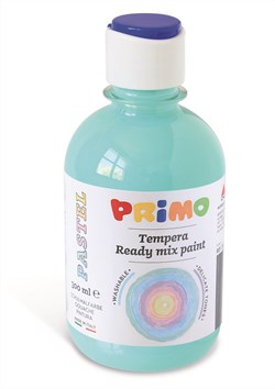 Primo - Kant-en-Klare Pastel Plakkaatverf, Fles 300 ml met Dop met Debietregeling Pastel Mintgroen 611