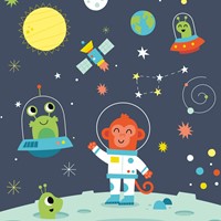 APLI - Ruimte Glow in the dark puzzel + poster (60-delig)-2
