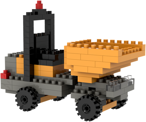 BRIXIES Kiepwagen - 126 st