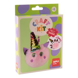 APLI - Craft Kit Pompom Eenhoorn