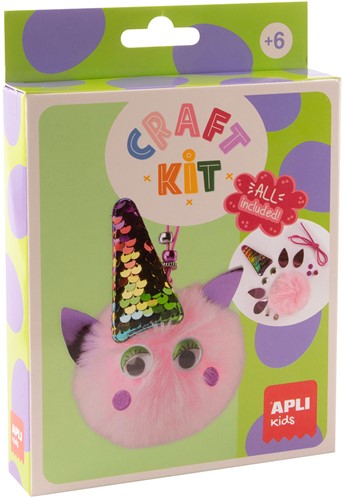 APLI - Craft Kit Pompom Eenhoorn