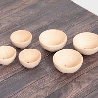 Tickit Natuurlijke Houten Kommen groot-3