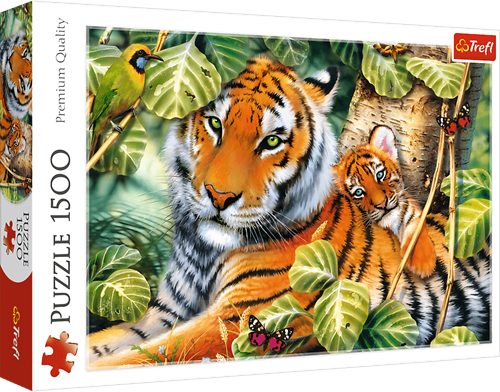 Trefl 1500 - Two tigers