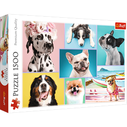 Trefl 1500 - Cute dogs