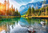 Trefl 1500U - At the Foot of Alps, Hintersee Lake, Germany_F-2