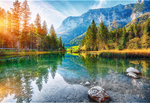 Trefl 1500U - At the Foot of Alps, Hintersee Lake, Germany_F-2