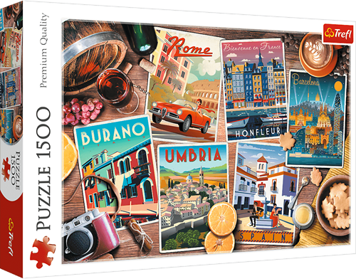 Trefl 1500 - Traveling around the Europe