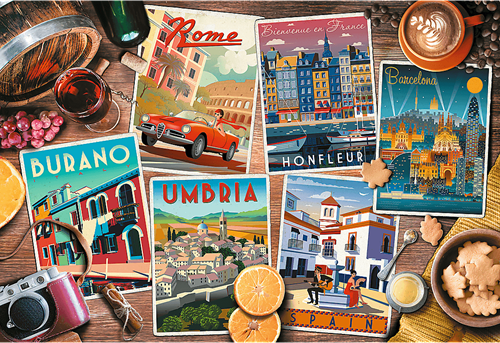 Trefl 1500 - Traveling around the Europe-2