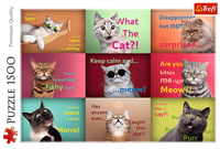 Trefl 1500 - Funny Cats Faces-3