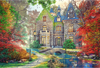 Trefl 1500 - Autumn mansion-2