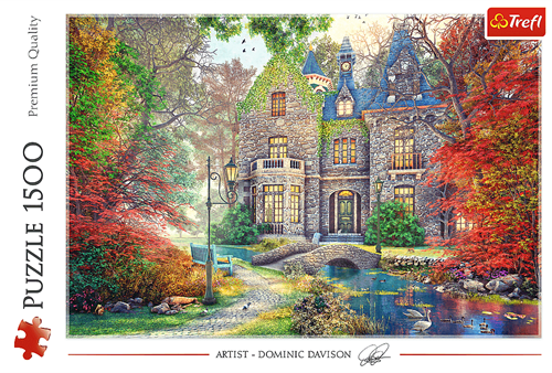 Trefl 1500 - Autumn mansion-3