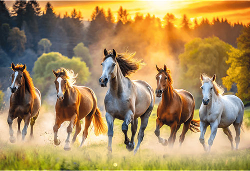 Trefl 1500 - Wild horses_FSC Mix 70%-2