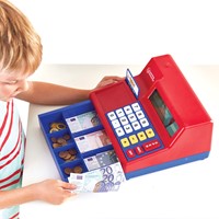 Learning Resources - Pretend & Play® Calculator Cash Register with Euro Money-2