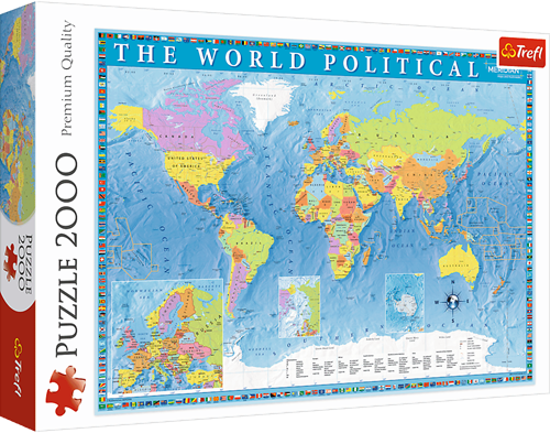 Trefl 2000 - Political map of the world