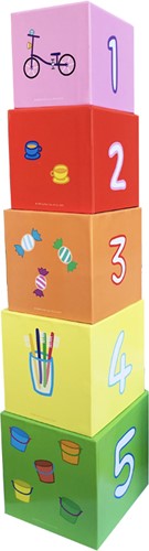 Peppa Pig Stacking Cubes withwooden  figurines