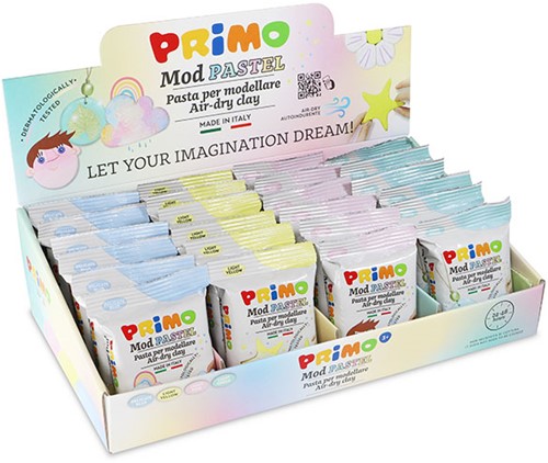 Primo - Display Boetseerklei Pastel