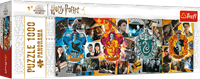 Trefl 1000P - Four Houses of Hogwart / Warner Harry Potter