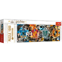 Trefl 1000P - Four Houses of Hogwart / Warner Harry Potter