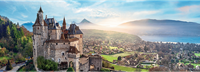 Trefl 1000 Panorama - Castle of Menthon, France-2