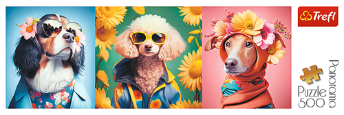 Trefl 500 Panorama - Doggie Fashion Week-3