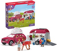 Schleich Horse Club Avontuur met auto en paardentrailer-2