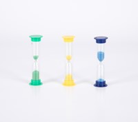 Tickit Mini-Zandloperset (1, 3, 5 minuten)
