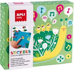 APLI - Liliput stickerdoos (met 8 kaarten en voorbeeld)