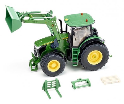 Siku John Deere 7310R Tractor met voorlader groen metaal/kunststof 1:32 op afstand bestuurbaar via bluetooth-app excl. controller-3