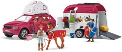 Schleich Horse Club Avontuur met auto en paardentrailer