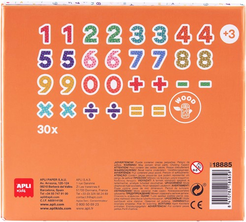 APLI - Magnetische Cijfers 30 stuks-3
