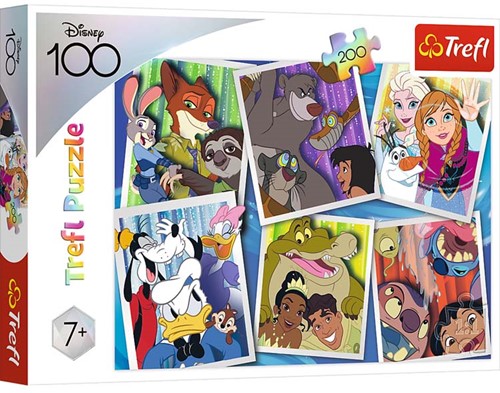 Trefl 200 - Disney heroes / Disney 100