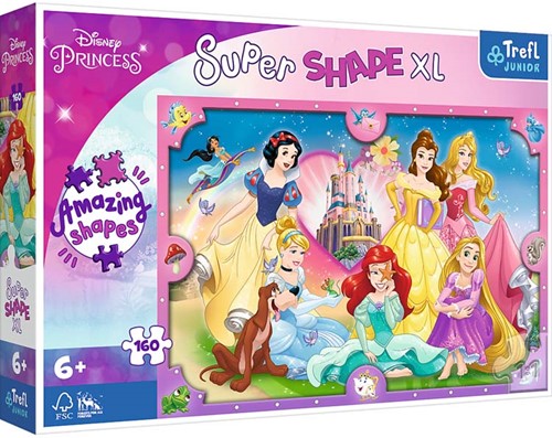 Trefl 160XL - The pink world of princesses / Disney Princess