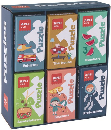 APLI - Display met 6 puzzels