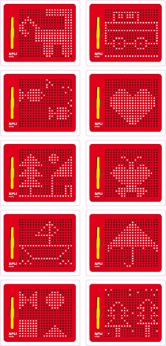 APLI - Magneetbord met pen-3