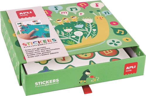 APLI - Liliput stickerdoos (met 8 kaarten en voorbeeld)-2