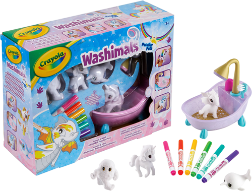Crayola - Washimals Peculiar Pets Playset WindowBox-2