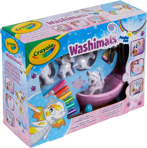 Crayola - Washimals Peculiar Pets Playset WindowBox